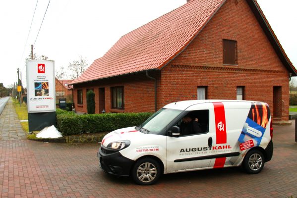 August Kahl im Einsatz